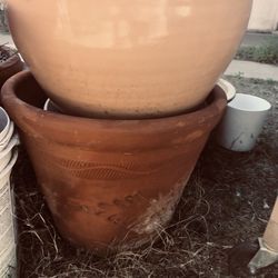 Clay And Ceramic Pots - 5 - 15” Wide