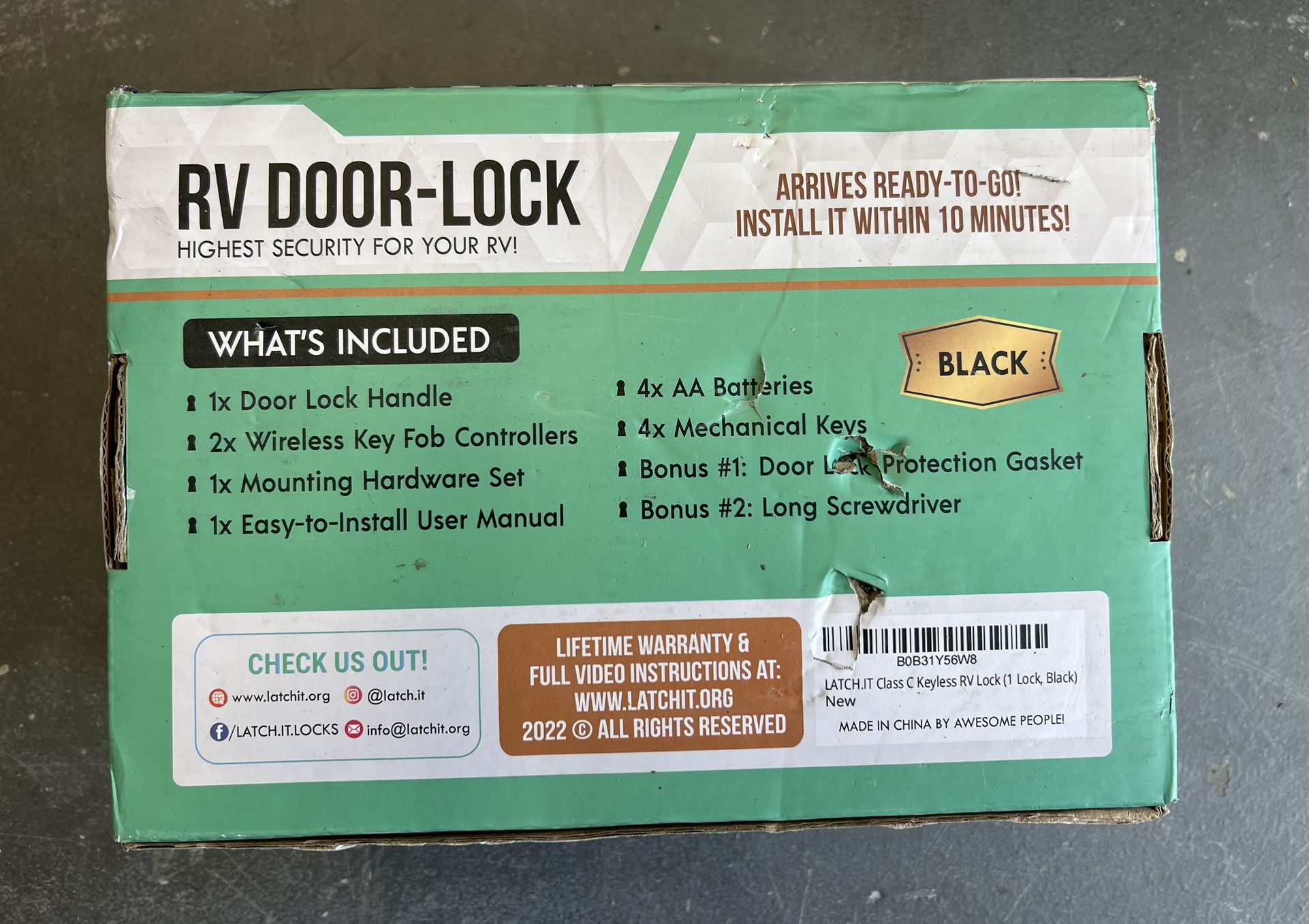 Keyless Rv Door Lock 