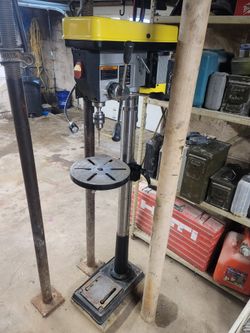 Craftsman 15 inch floor drill press 16 speed laser work light