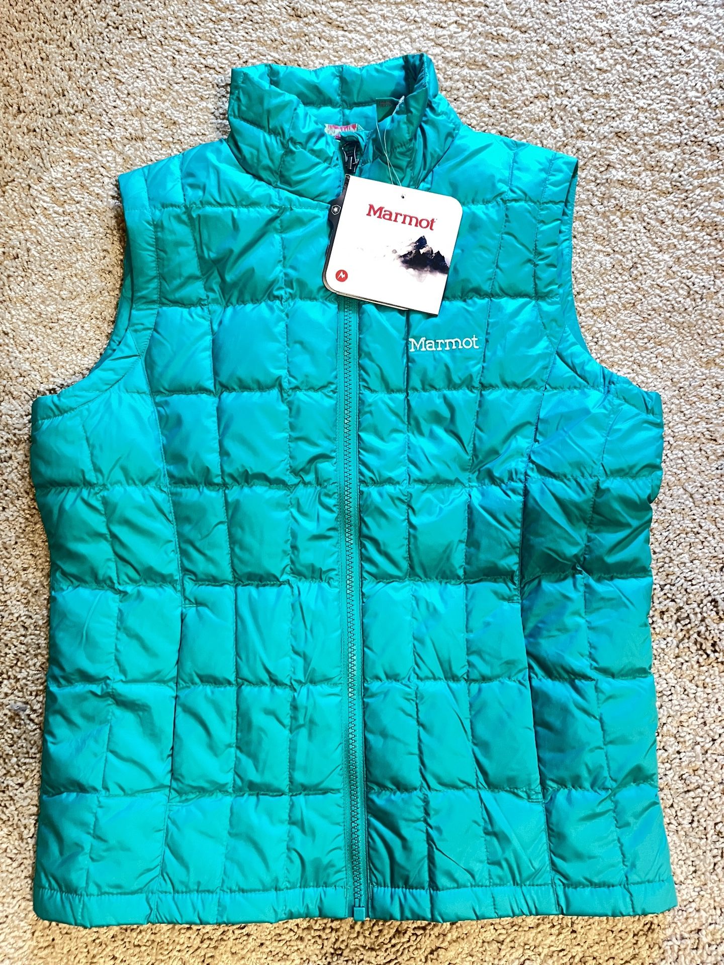 Marmot Girls L 600 Fill Down Vest And Snow Fall Rev Jacket