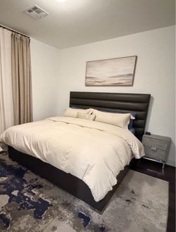 Vig furniture leather king bed