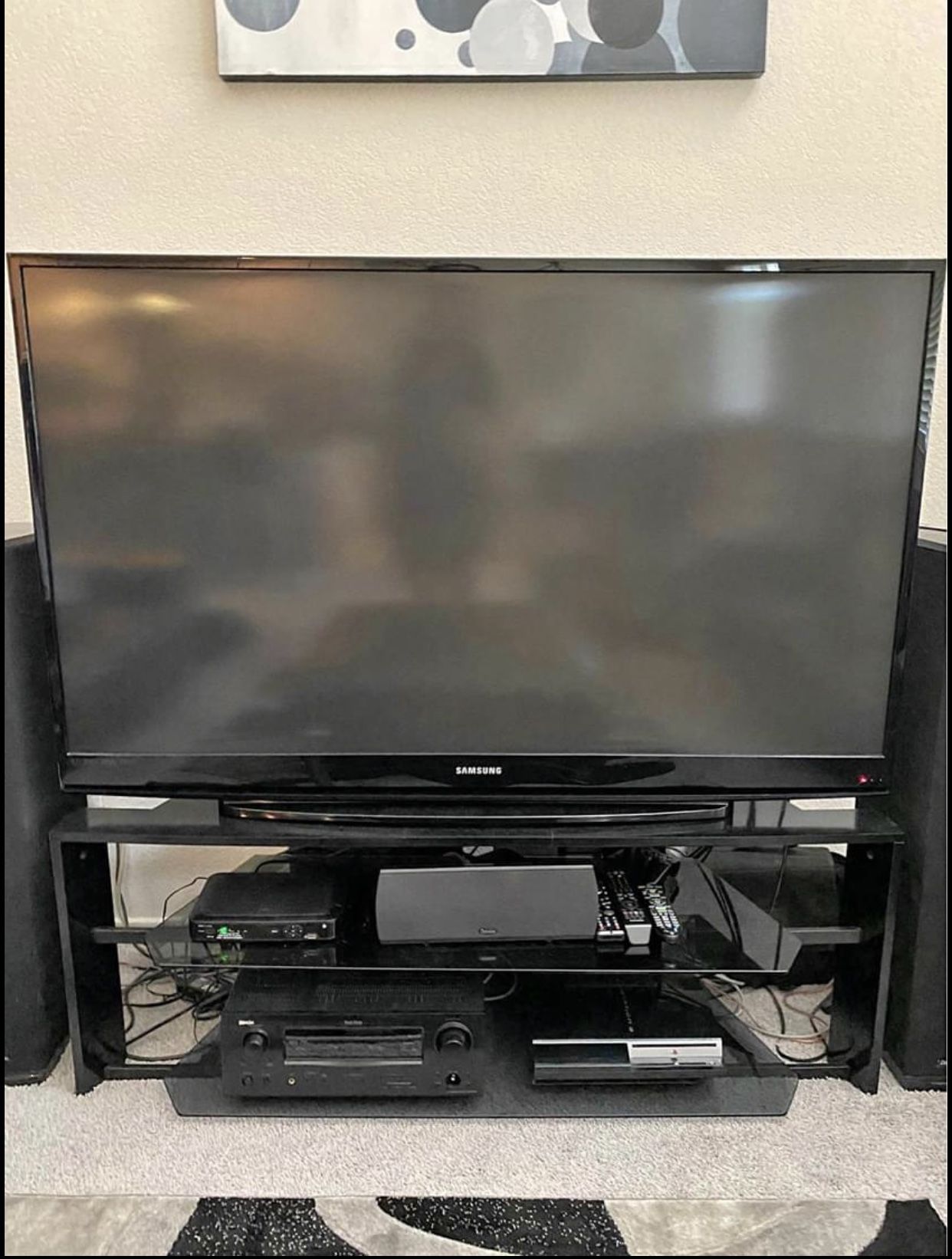 61” Samsung DLP TV and STAND
