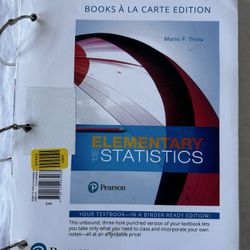 Elementary Statistic 