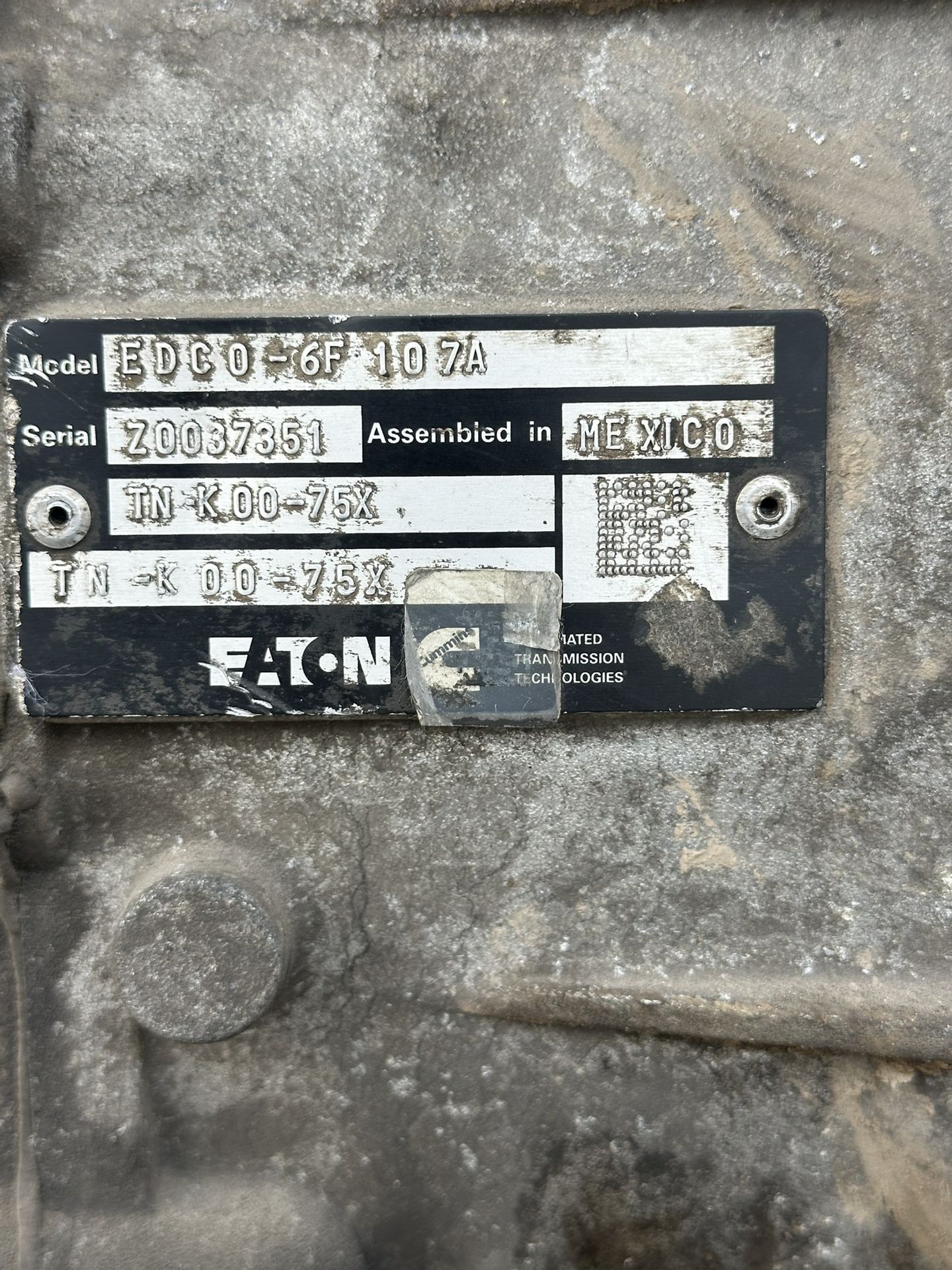 Automatic eaton fuler Transmission 6.7 cumins 2016