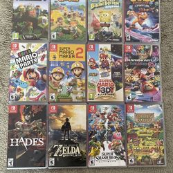 Nintendo Switch Games (Prices In Description)