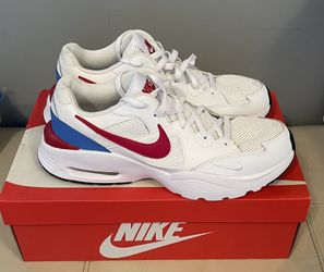 Size 12 - Nike Air Max Fusion White Blue Red New With Box