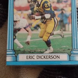 Football 1000 yard set Dickerson on cover Cash porch pickup Redmond