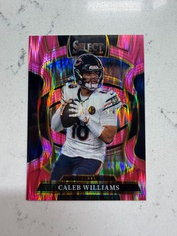 2025 Panini Select | Caleb Williams #73 | Pink Shock Prizm | Chicago Bears 🐻