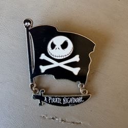 Disney Pirate Nightmare Jack Skellington Crossbones Pin
