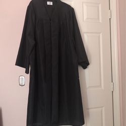 Black graduation Cap + Gown 