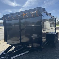 Hydraulic Dump Trailer With Rolling Tarp 