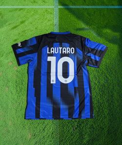 Inter Milan # 10 Lautaro  Soccer Jersey.