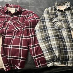 Wrangler Authentics Men's Long Sleeve Sherpa Lined Shirt Jacket