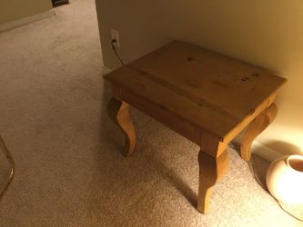 Wooden coffee table 23.5x19.5x 19