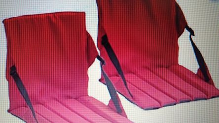 Coleman Portable Stadium Padded Seat Cushion with Backrest