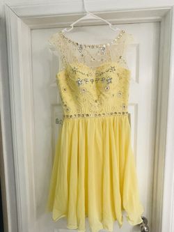 Yellow Dress Short