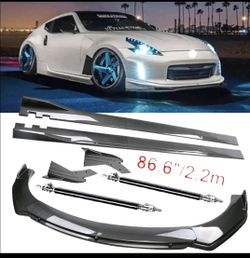 Side skirt and front lip