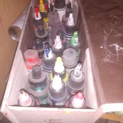 Golden Fluid Acrylic And Liquitex Paints