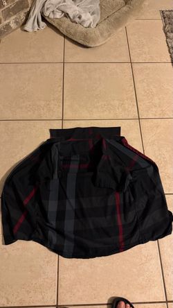 Dark Plaid Button-Up Shirt Rockem Size M