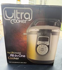 Ultra Cooker Ultimate All-In-One Electric Pressure Cooker Multi Cooker Open Box