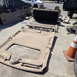 Ford f350 Pickup Truck Crew Cab Sunroof Headliner Parts