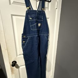 Carhartt Men's Loose Fit Denim Bib Overalls