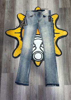 Stacked jeans