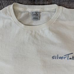 Vintage 1990’s T-shirt - Silver Tab Jeans, 100% Cotton, Size L , Made In USA