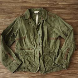 Ladies Women's Columbia Army Jacket Blazer Sz Medium 