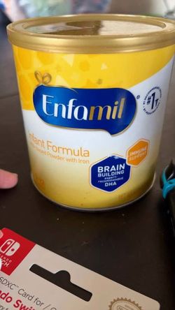 Baby formula enfamil (yellow can)
