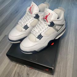 Jordan 4s "White Cement"