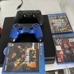PS4 Consoles + ps4 Controllers And Games 