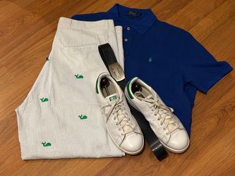 Murray’s Seersucker Whale Critter Pants