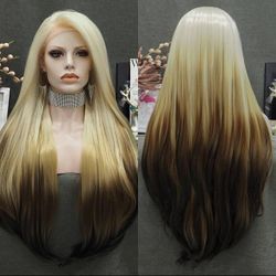 Blonde Brown Lace Front Wig