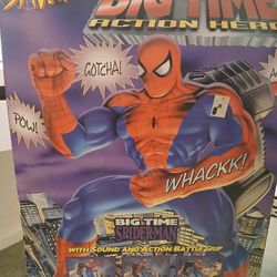 Marvel Spiderman Electronic Big Time Action Hero Vintage 1996 Toy Biz Brand New