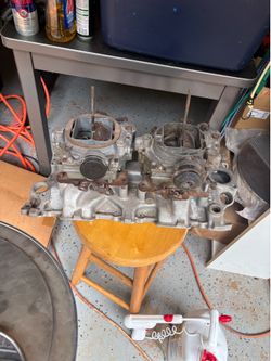 Corvette dual carb set up