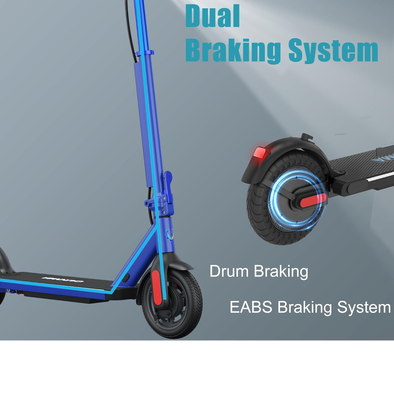 Electric Scooter with Dual Braking System,All Products : American Fashion Style Bags On Sale
