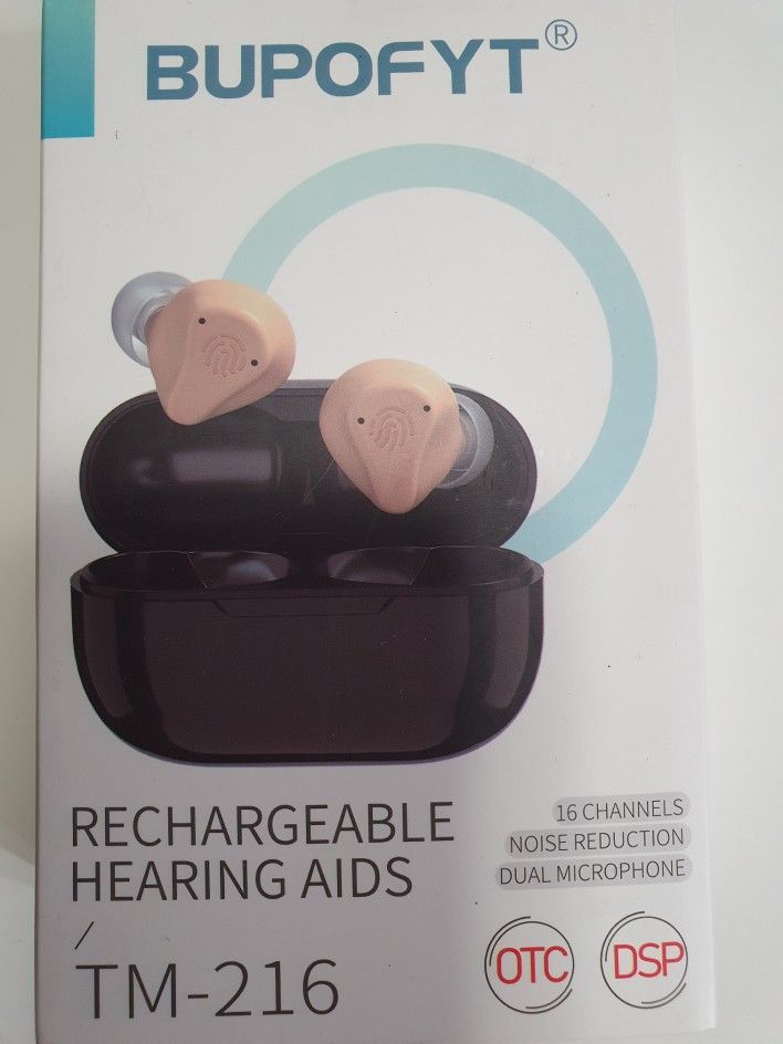 Rechargeable Hearing Amplifier -16 Channel Digital Noise Cancelling, Invisible