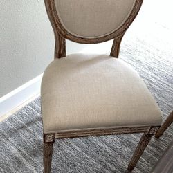 6 Chairs And 2 Captain Chairs From RESTORATION HARDWARE 