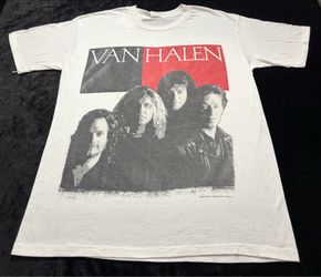 Mens XL Vintage 1988 Van Halen Tour Band Tshirt