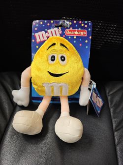 M&M's Yellow Character Beanbag Plush Toy