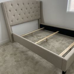 Queen Bed With Mattress All New