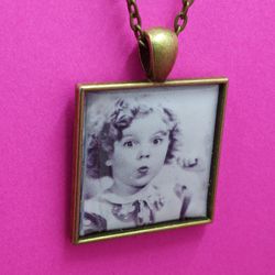 Adorable Shirley Temple Pendant Necklace 