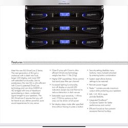 Crown XLS 2502 775W 2-channel Power Amplifier