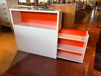 IKEA Flaxa Headboard with Roll Out Storage Compartment