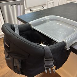 Portable high chair- clip on to table