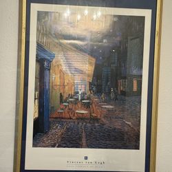 Cafe Terrace At Night-van Gogh