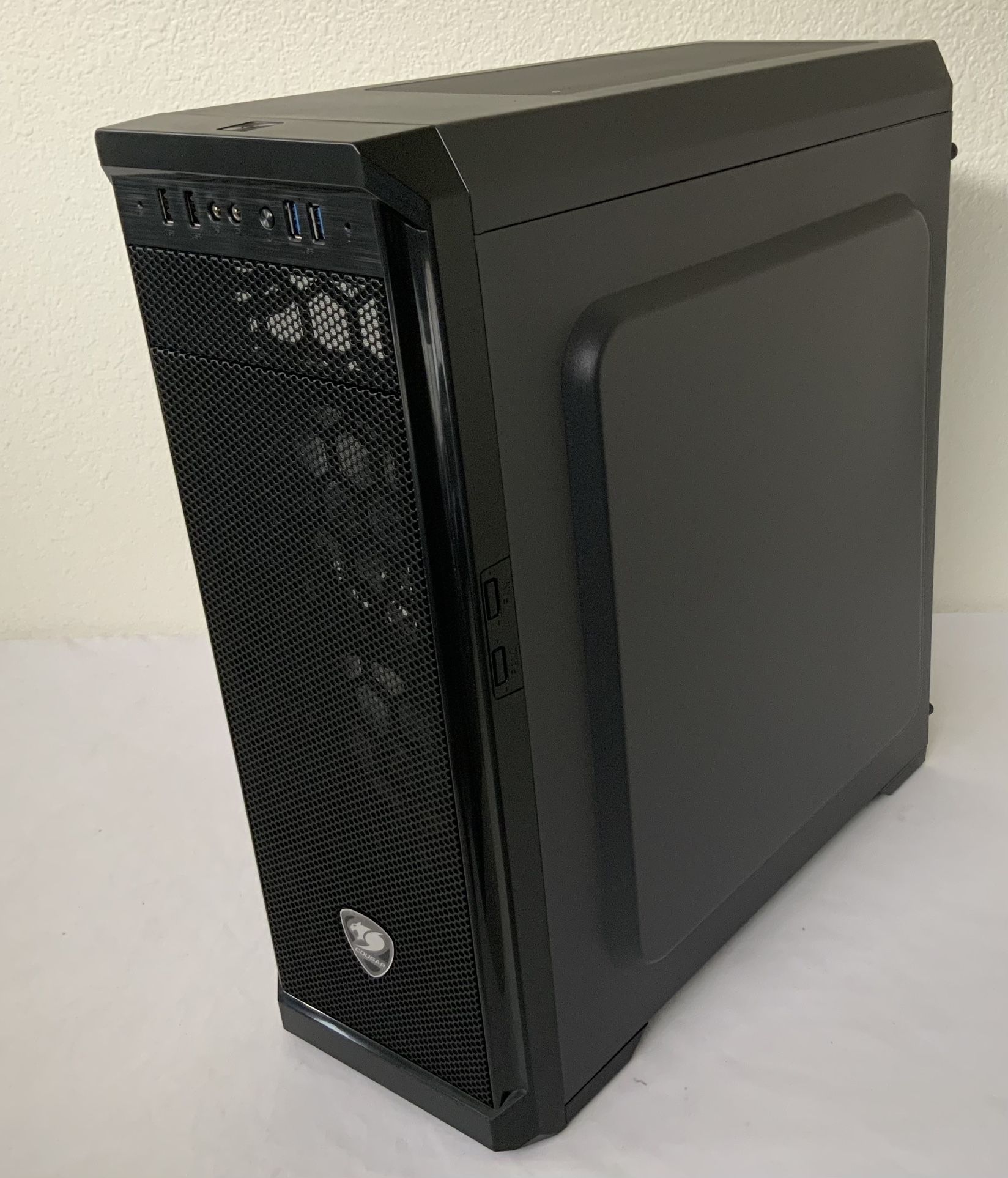 COUGAR MX330-G MID TOWER CASE BLACK TEMPERED GLASS