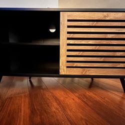 Corner TV Stand, Sliding Door