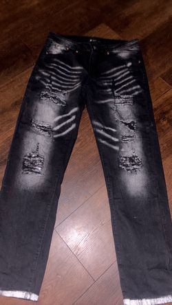 purple jeans